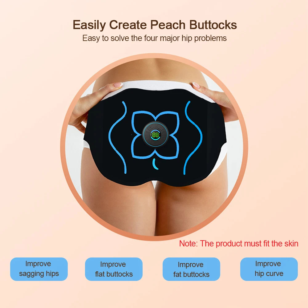 Upgrade EMS Electric Hip Trainer Wireless Buttock Lifting Massager 39 Gear Buttocks Shaper Firming Massage Pad for Sagging Flat Hips