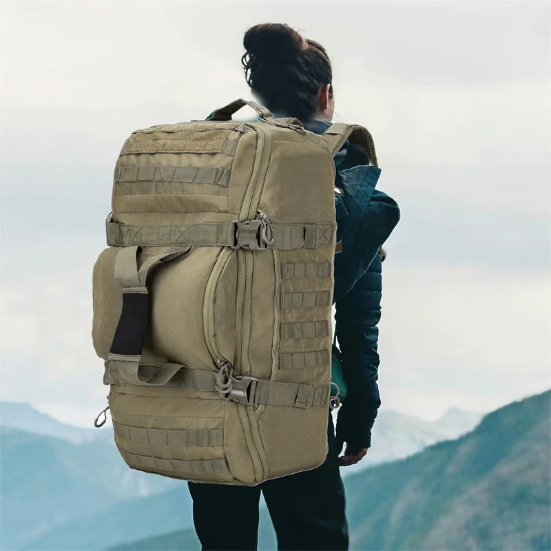 LQARMY Molle Tactical Backpack For Hiking Camping Travel