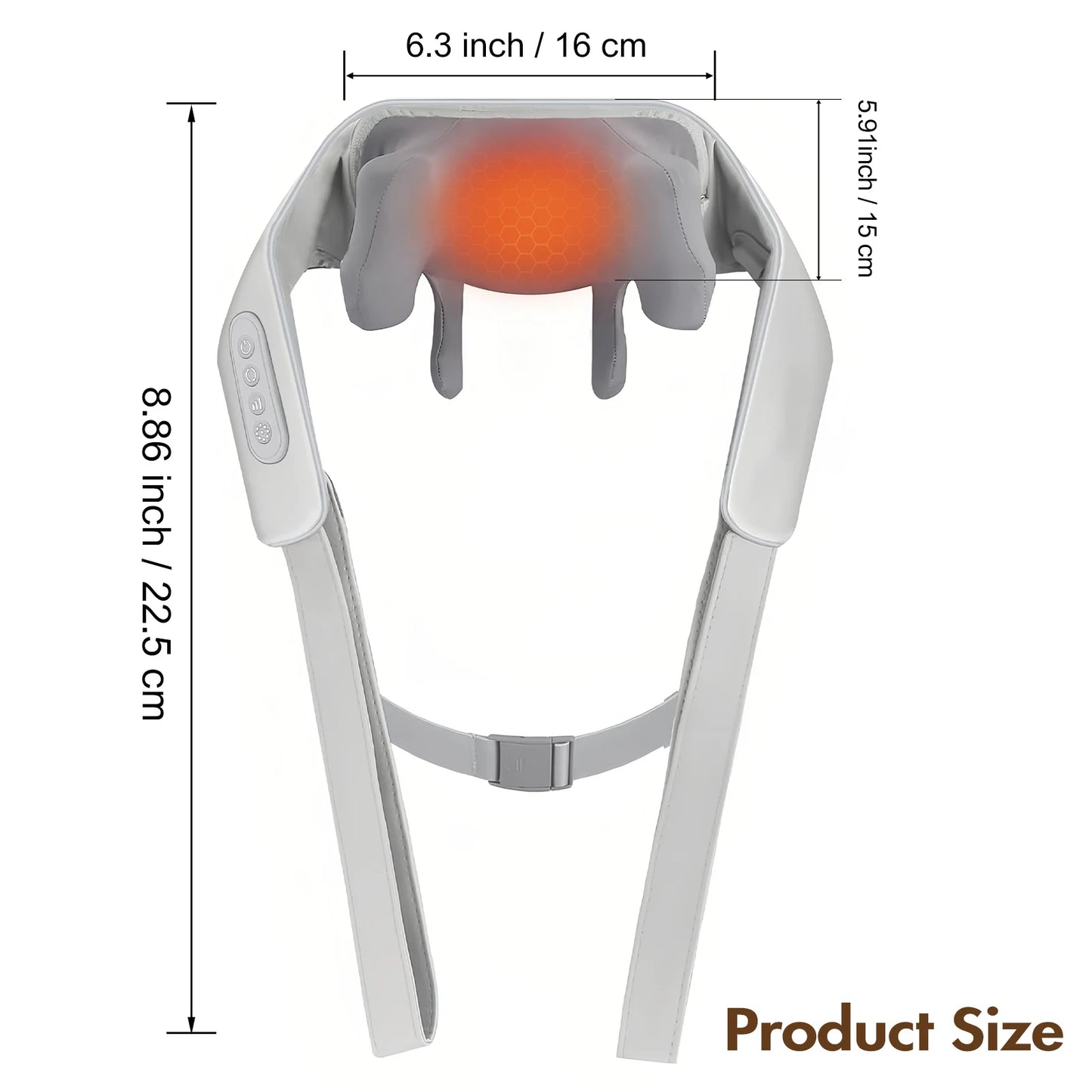 Shiatsu Neck And Back Massager With Advanced Heat Therapy