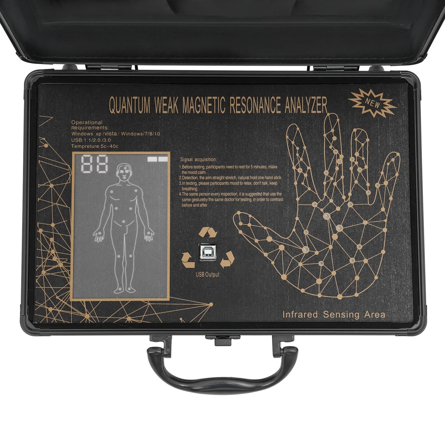 Bymaocar Quantum Magnetic Body Scanner Health Analyzer