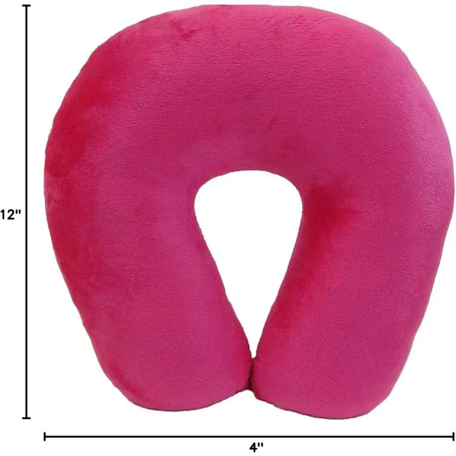 Microfiber Travel Neck Pillow For Comfort Lightweight And Machine Washable
