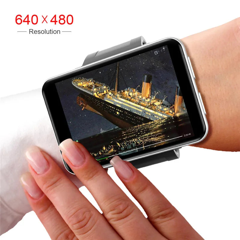 S DM100 4G Android Smartwatch GPS NFC 5MP Camera 2700mAh