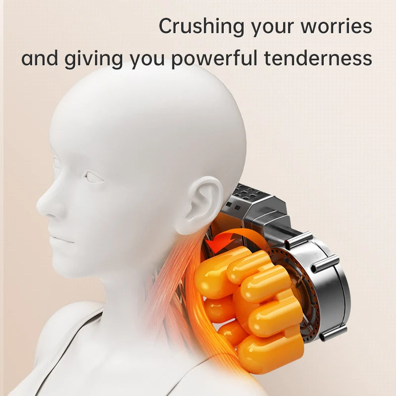 LEERCON Neck Massager With Heat And 3D Kneading Pillow