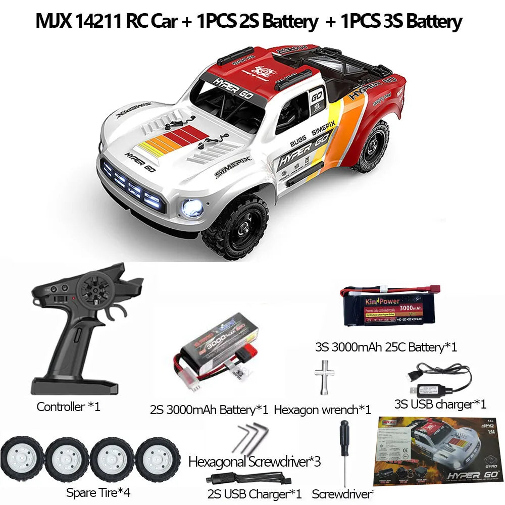 Hyper Go 4WD RC Car By Jyscend Brushless Gyro Off Road Truck 75kmh For RC Hobbyists