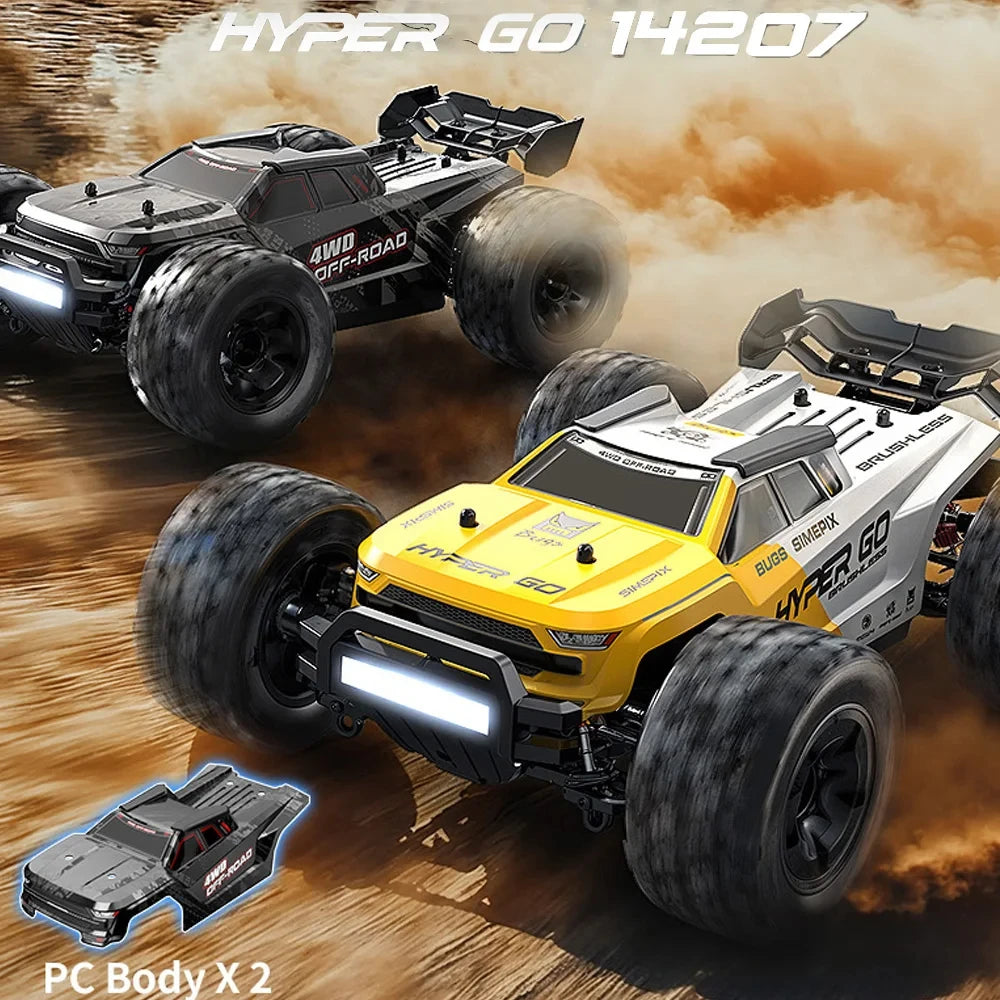 Jyscend Hyper Go MJX 1 14 Scale RC Car Brushless 41 To 53 KMH 4WD Off Road Hobby Toy
