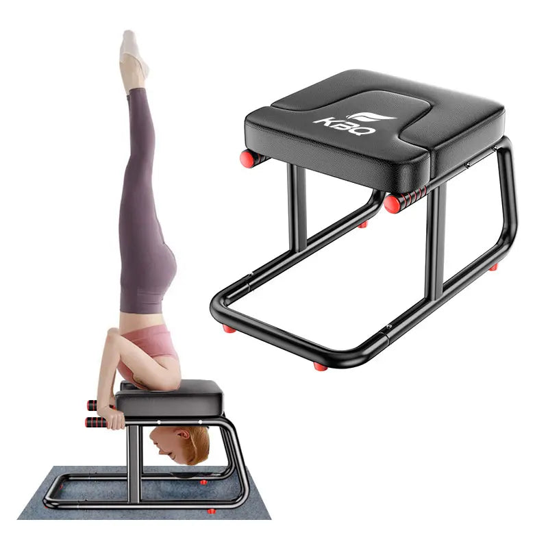 KBQ Multifunctional Yoga Inverted Stool With Double Armrests