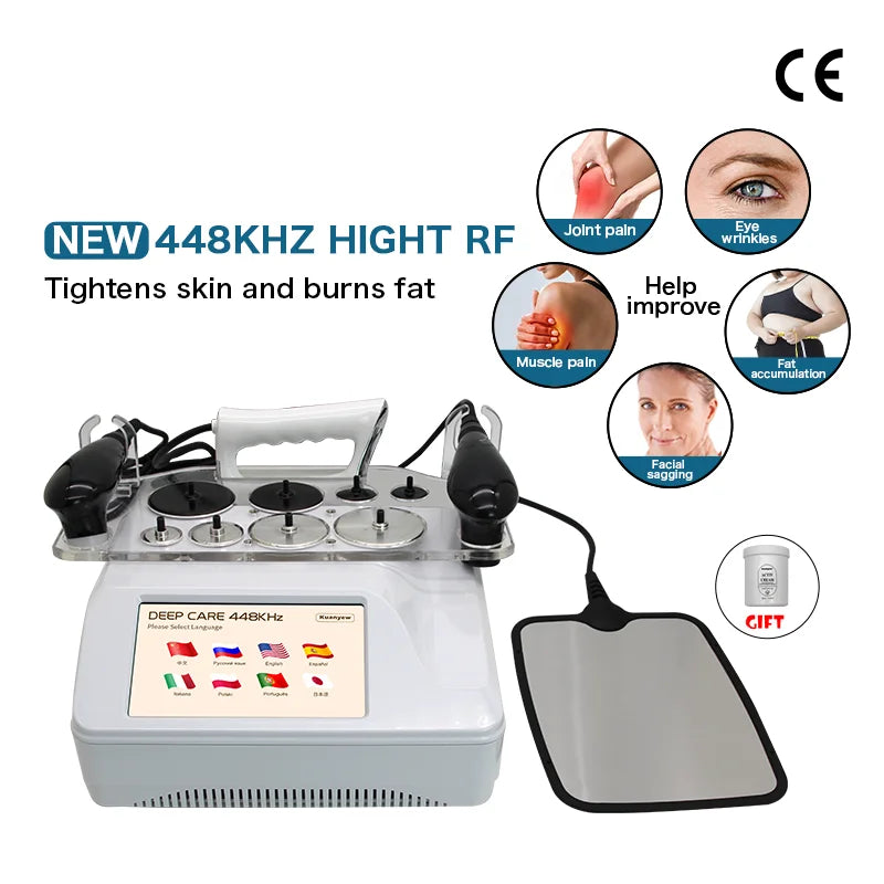 Kuanyew INDIBA Tecar RF Microcurrent Body Shaping Massager