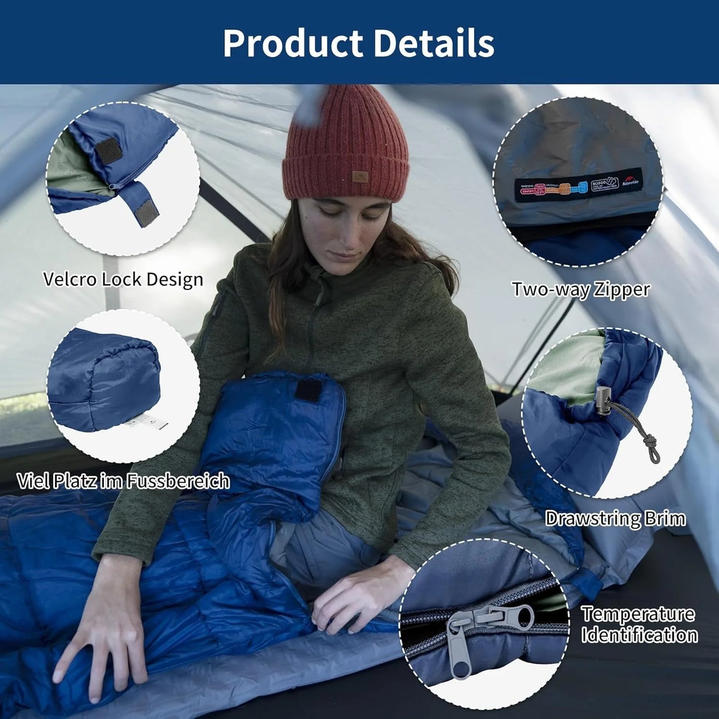 Naturehike Mummy Sleeping Bag Ultra Winter Warm for Adults