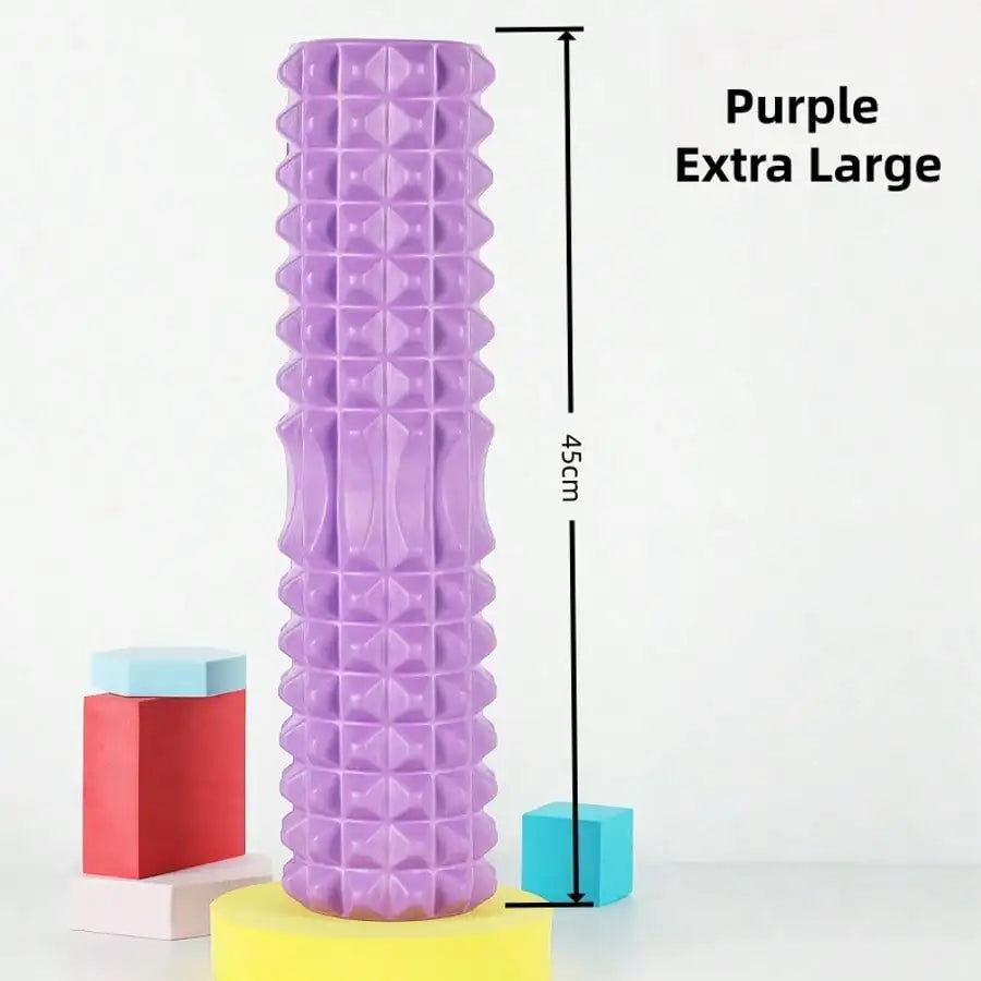 Textured Foam Yoga Massage Roller For Muscle Recovery