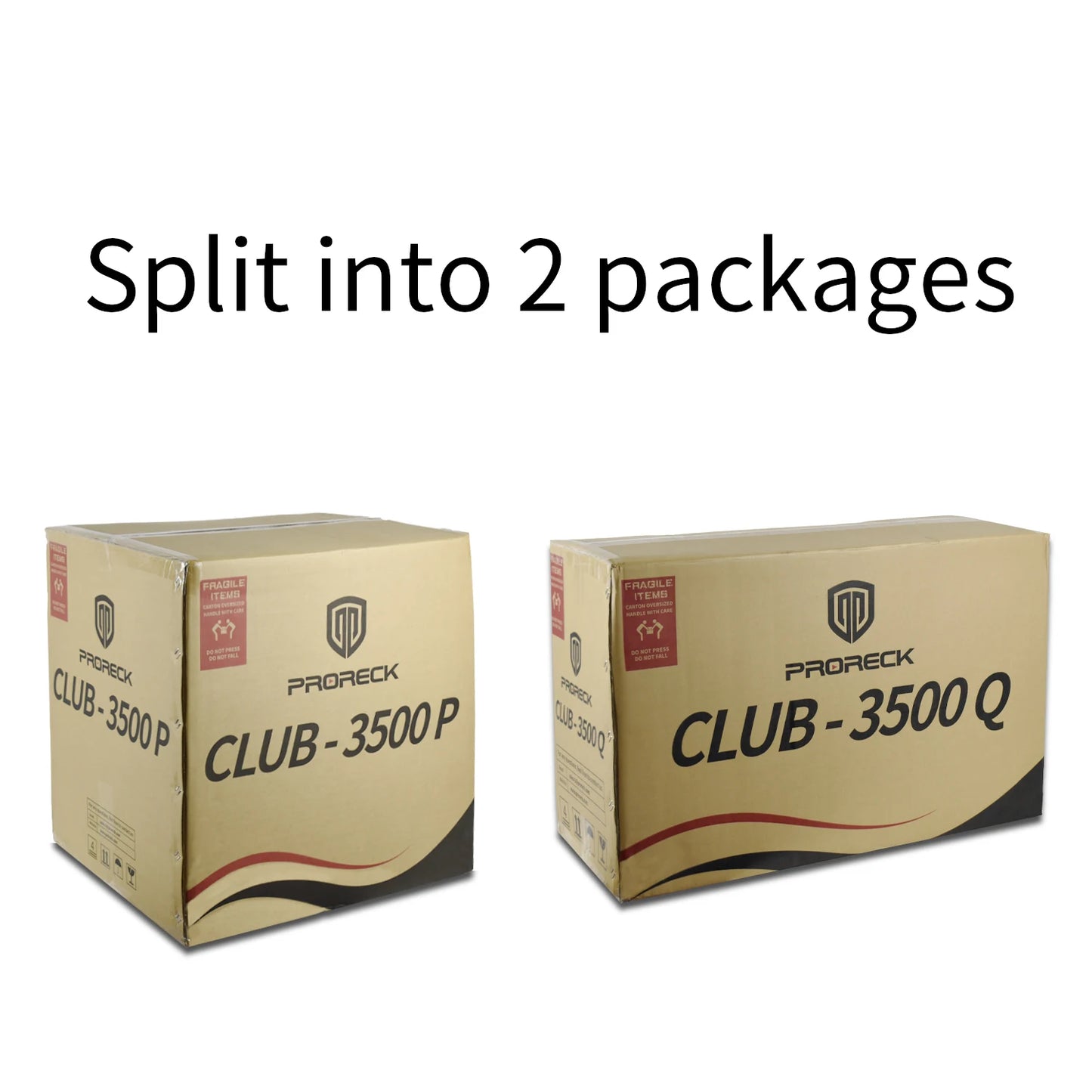 PRORECK Club 3500 Subwoofer DJ Powered PA Speaker System