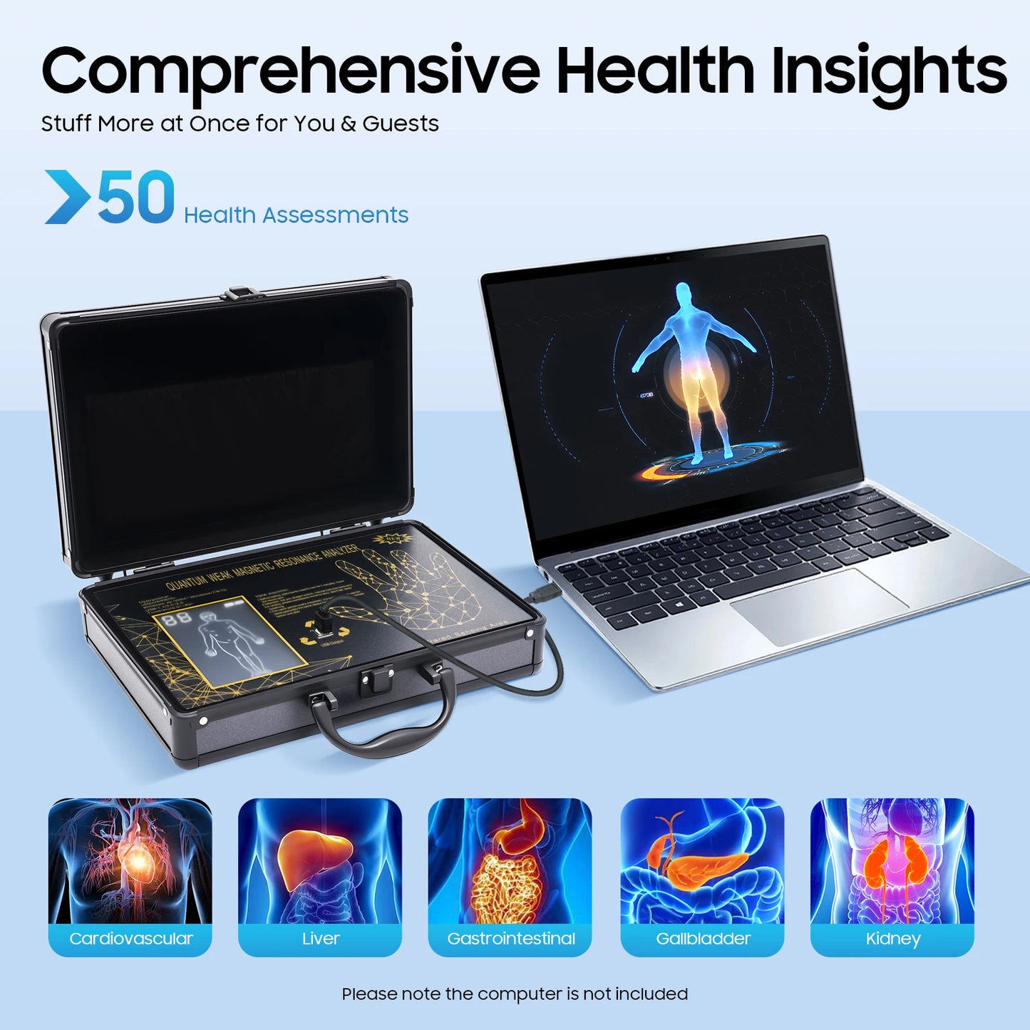 Bymaocar Quantum Magnetic Body Scanner Health Analyzer