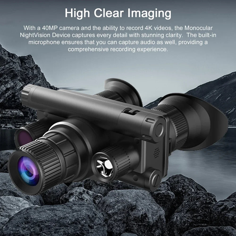 Goyojo Z9157 Monocular Night Vision 4K Digital Infrared Telescope Camera