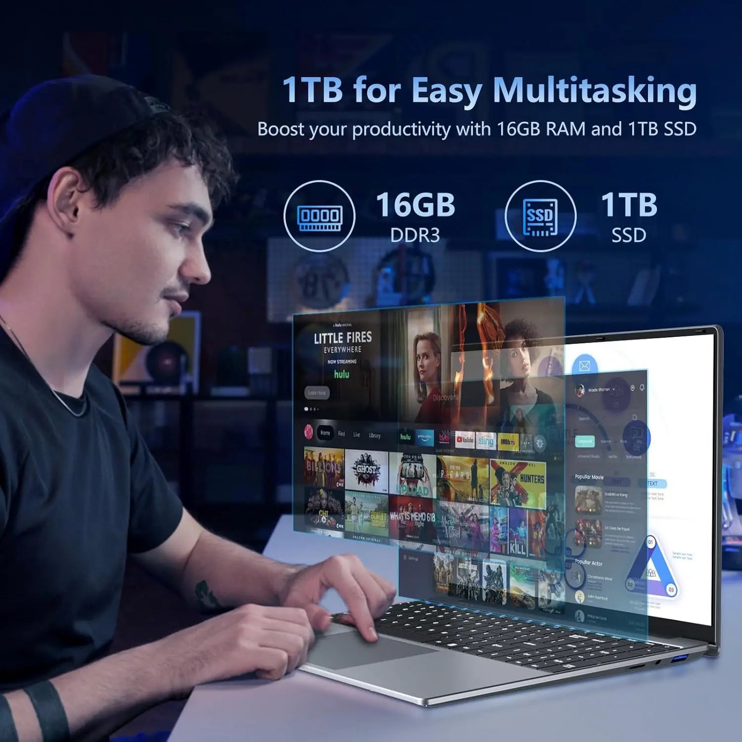Xia Man Ultra Slim Notebook PC Intel Core I3 6100U
