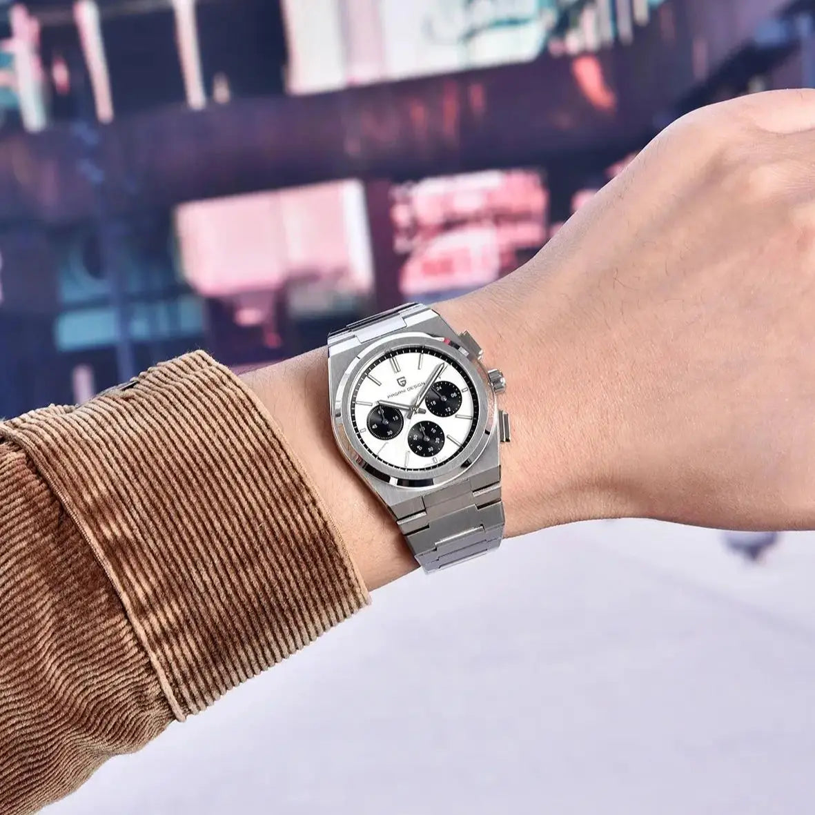 PAGANI DESIGN 2024 New Men Watches Quartz Business Watches VK63 Mens Clock Top Brand Luxury Watch Men Chronograph Watch for Men