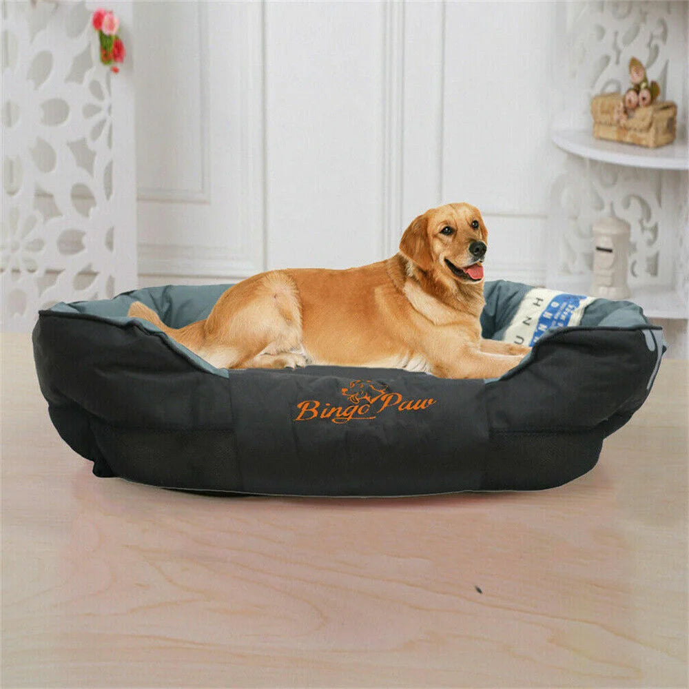 BORWART Orthopedic Waterproof Dog Bed With Washable Cover