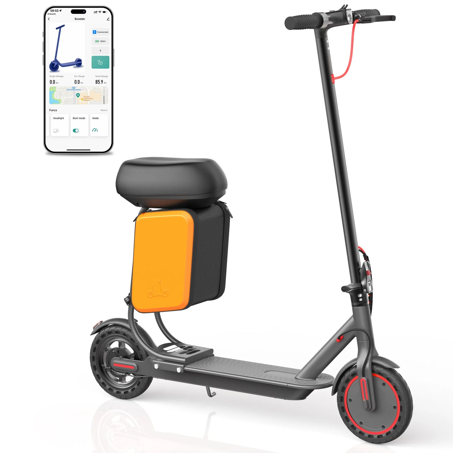 Ladped Lp60 Electric Scooter With Removable Seat