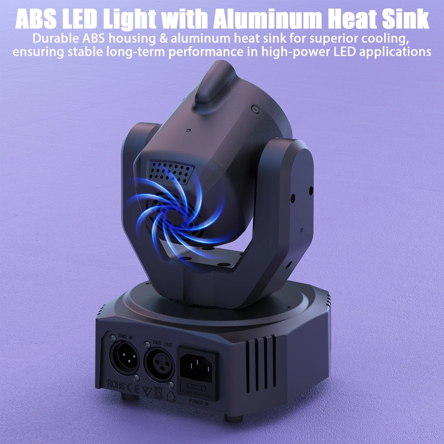 U'King 30W Beam Pattern Moving Head Light DMX RGB Strobe