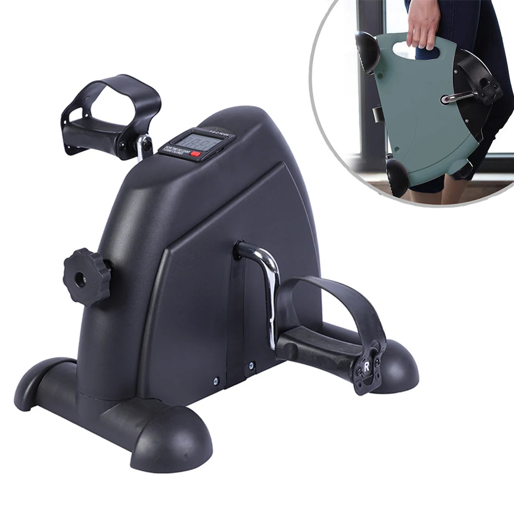 Motorized Mini Under Desk Pedal Exerciser Bike With Digital Display