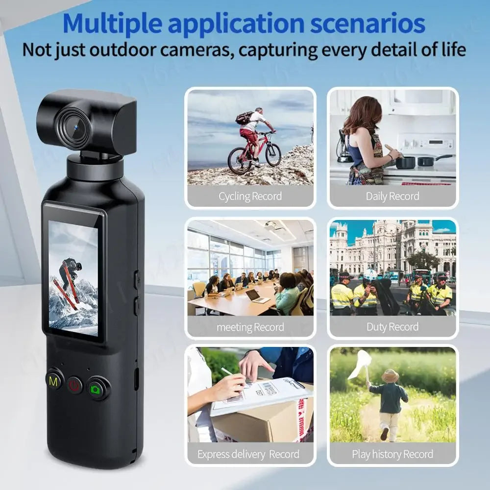 4K Sports Action Camera With WiFi 270 Degree Rotation