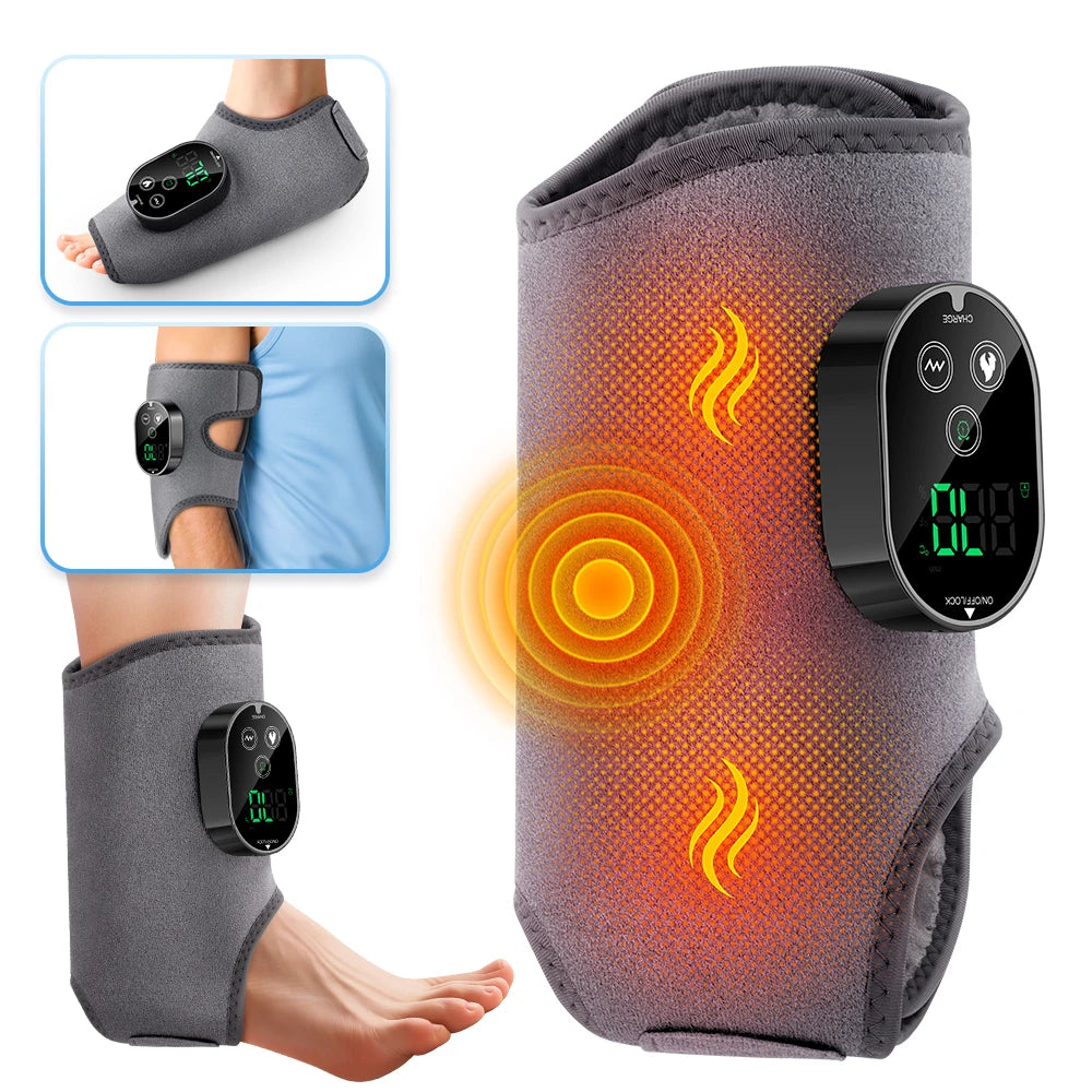 Moajaza 3 In 1 Cordless Heated Ankle Massager For Foot