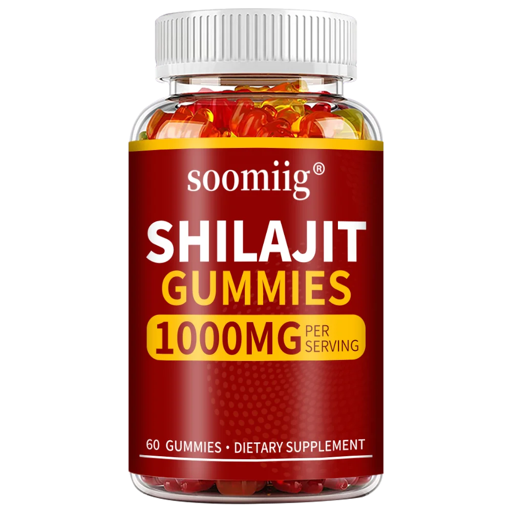 SOOMIIG Organic Himalayan Shilajit Gummies For Energy Brain Health