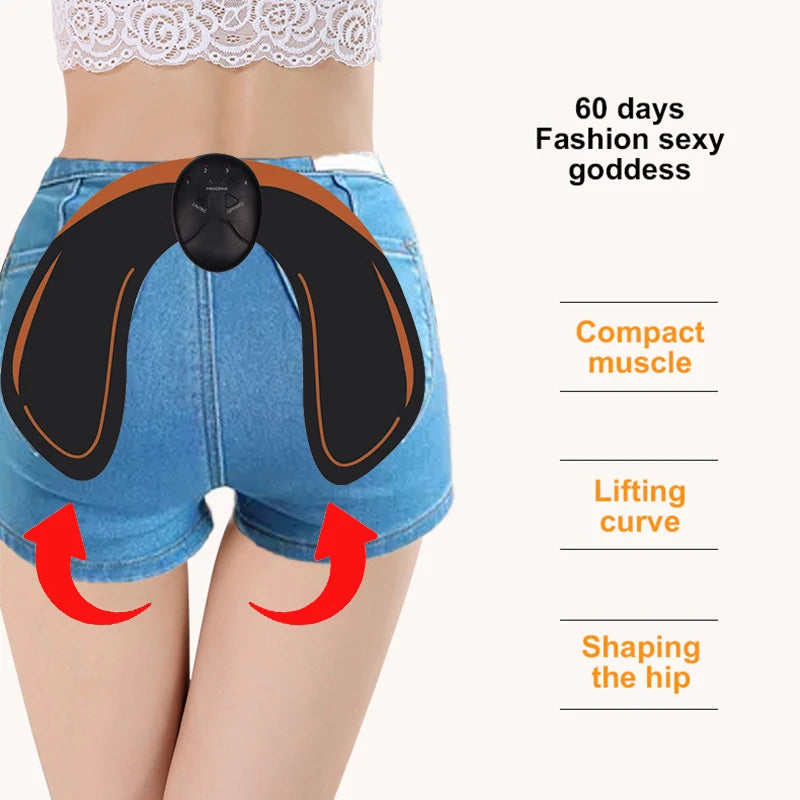 Wireless Hip Trainer Muscle Stimulator For Glute And Abdominal Toning