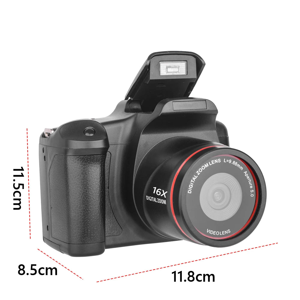 Shunmaii 1080P 16MP Digital Camera With 16X Zoom Camcorder