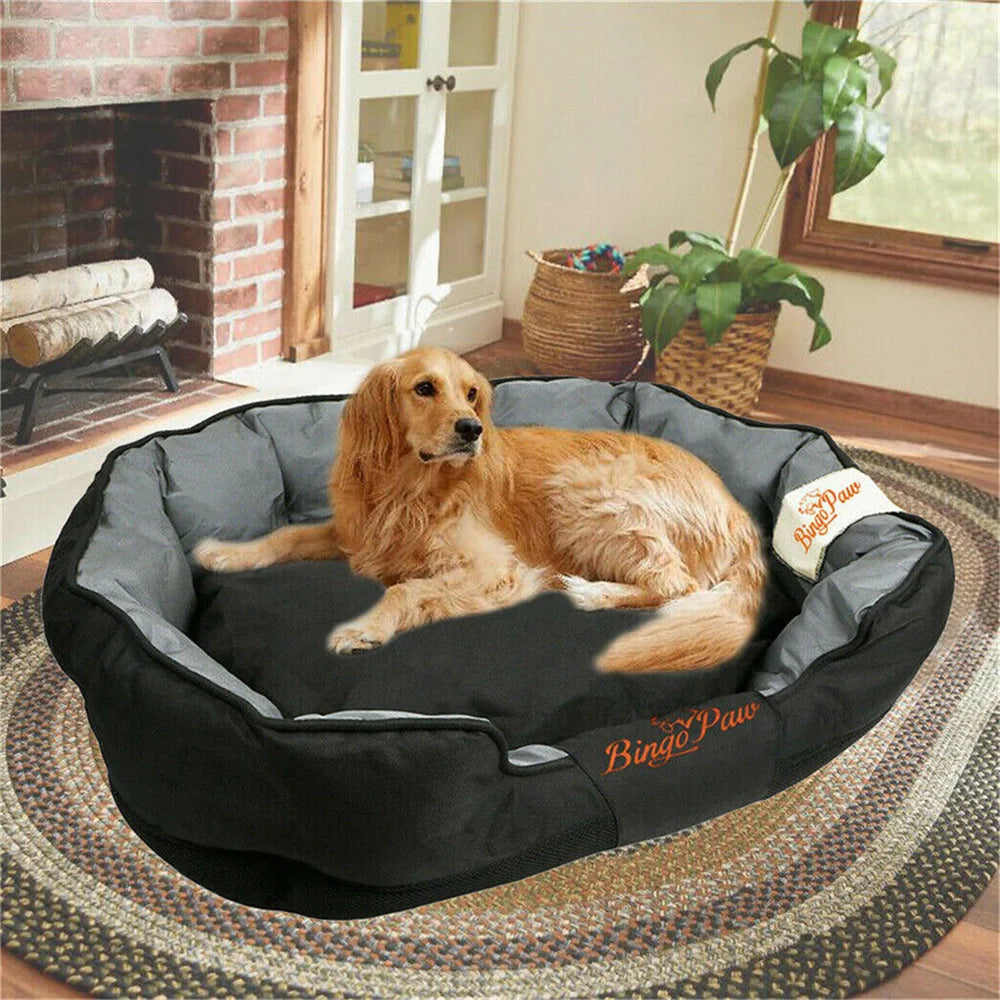 BORWART Orthopedic Waterproof Dog Bed With Washable Cover