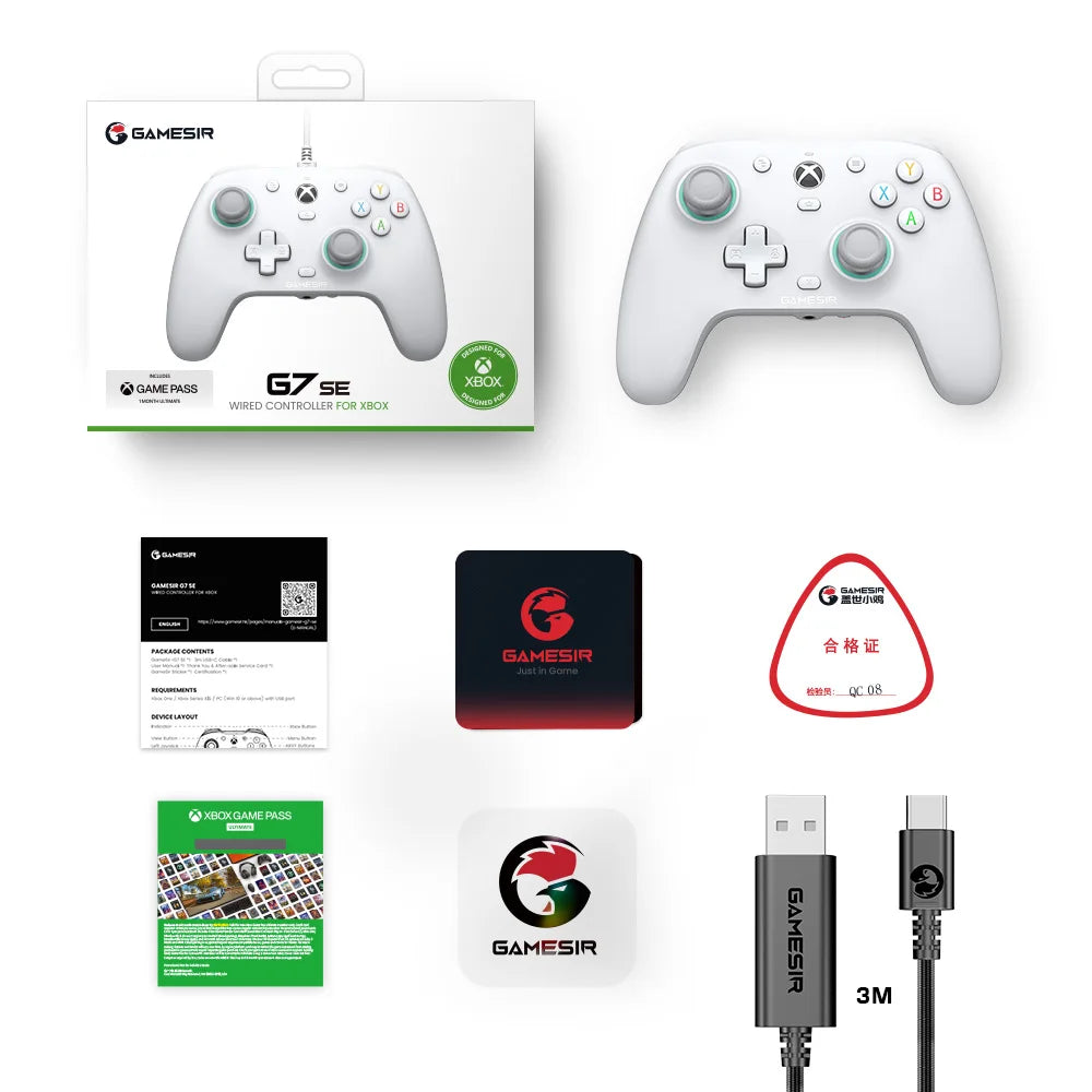 GameSir G7 SE Wired Xbox Gamepad With Hall Effect Joystick