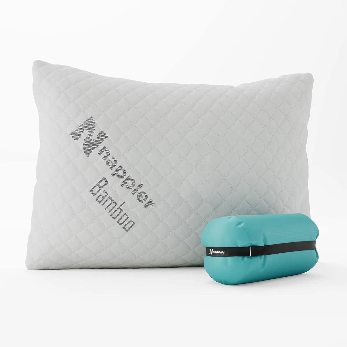 XIUWO Compressible Shredded Memory Foam Travel Pillow For Airplanes