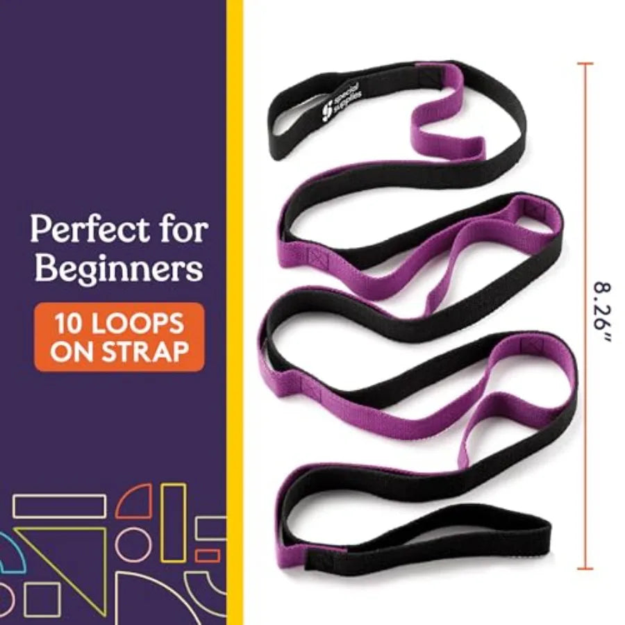 Premium Durable Yoga Strap For Stretching And Flexibility Training