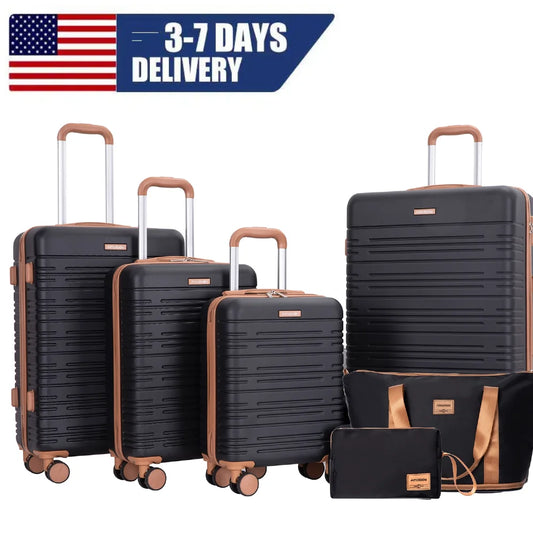 TRIPCOMP Luggage Set With Double Spinner Wheels And TSA Lock