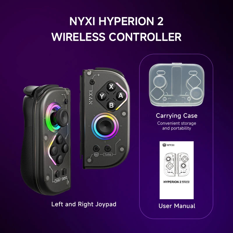 NYXI Hyperion 2 Hall Effect Wireless Controller For Nintendo Switch