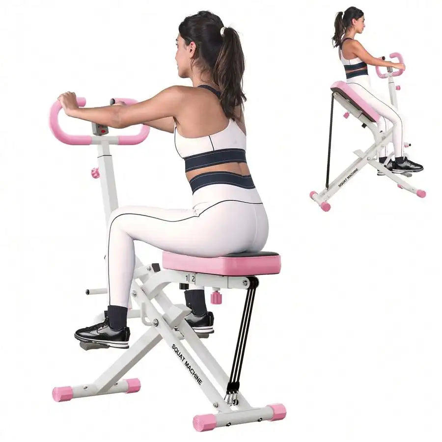 Five Position Adjustable Squat Trainer For Hip Leg Home Exercise