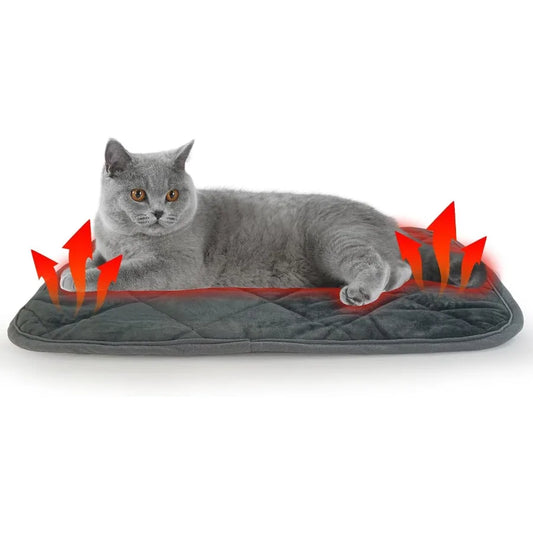 Self Warming Cat Bed Indoor Outdoor Use Ultra Soft Mat With Washable Thermal Pad For Cats And Kittens