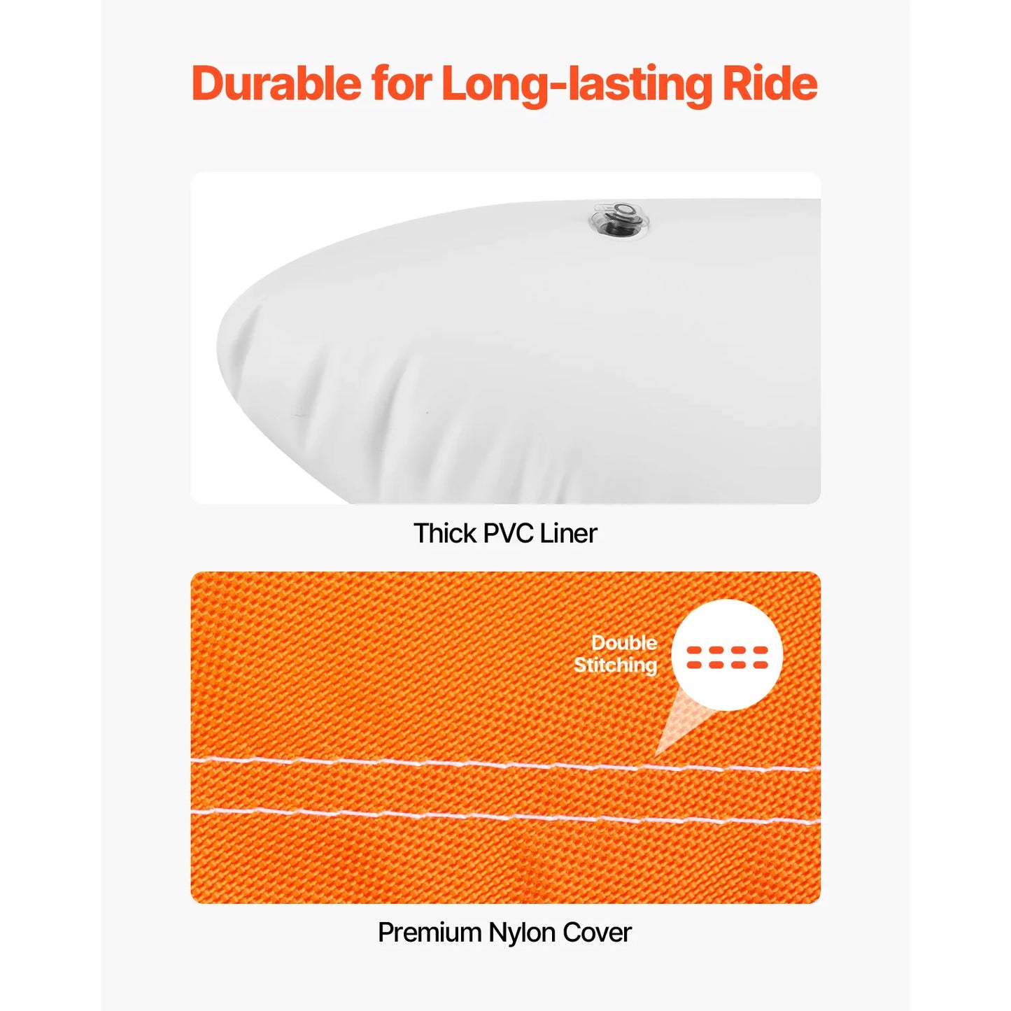 SucceBuy Towable Tube 4 Rider Safe Ride Water Sports Boat