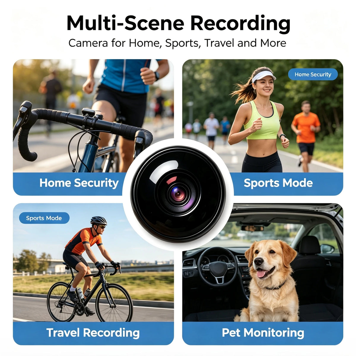 V16  GPS Portable Mini Surveillance Camera, HD Wide-angle Lens with Infrared Night Vision, Real-time Remote Viewing on Mobile Phones, Synchronized Audio and Video Recording, Suitable for Home Security, Pet Care, Baby Monitori