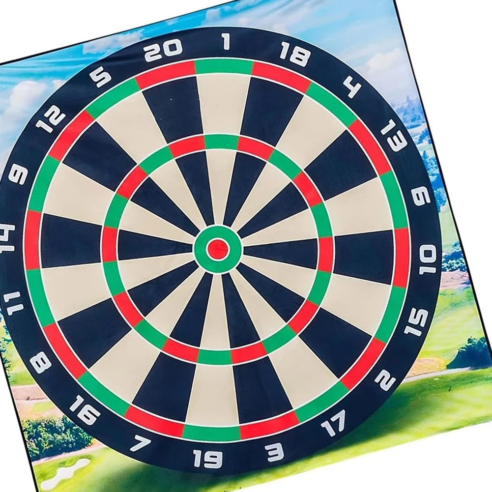 Golf Chipping Game Mat With 12 Balls Non Slip Ultimate Practice Kit For Indoor Outdoor Backyard Golf Enthusiasts