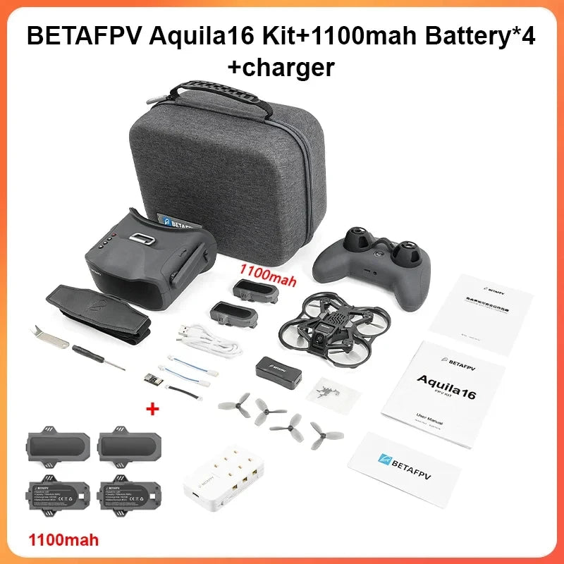 BETAFPV Aquila16 FPV Kit Brushless Racing Drone Indoor Outdoor