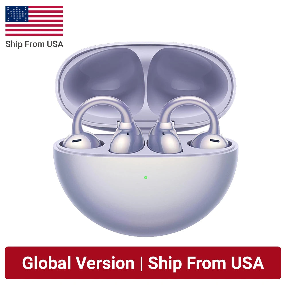 Huawei FreeClip Open Ear Wireless Headphones With 8 Hour Battery