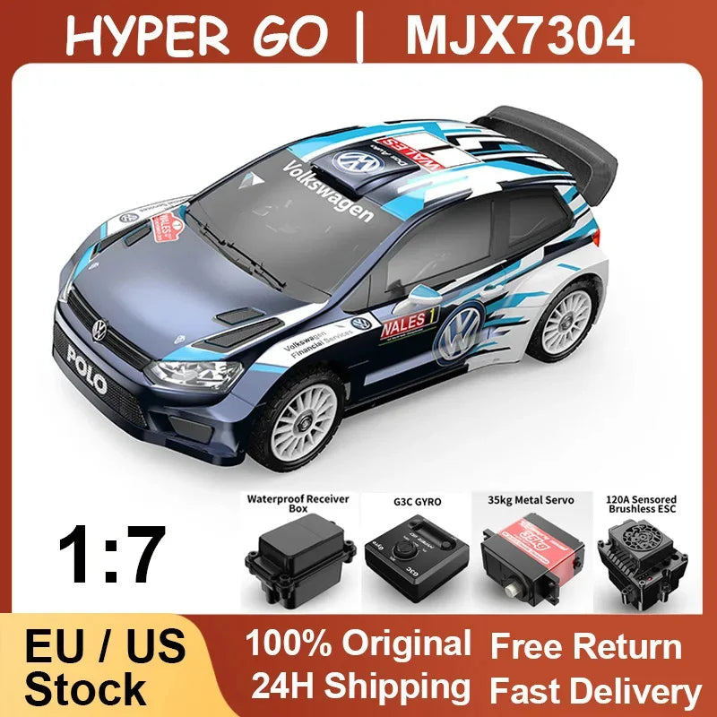 Jyscend Hyper Go MJX 7304 WRC Remote Control Car Four-Wheel Drive Drifting Rally Toy For Enthusiasts