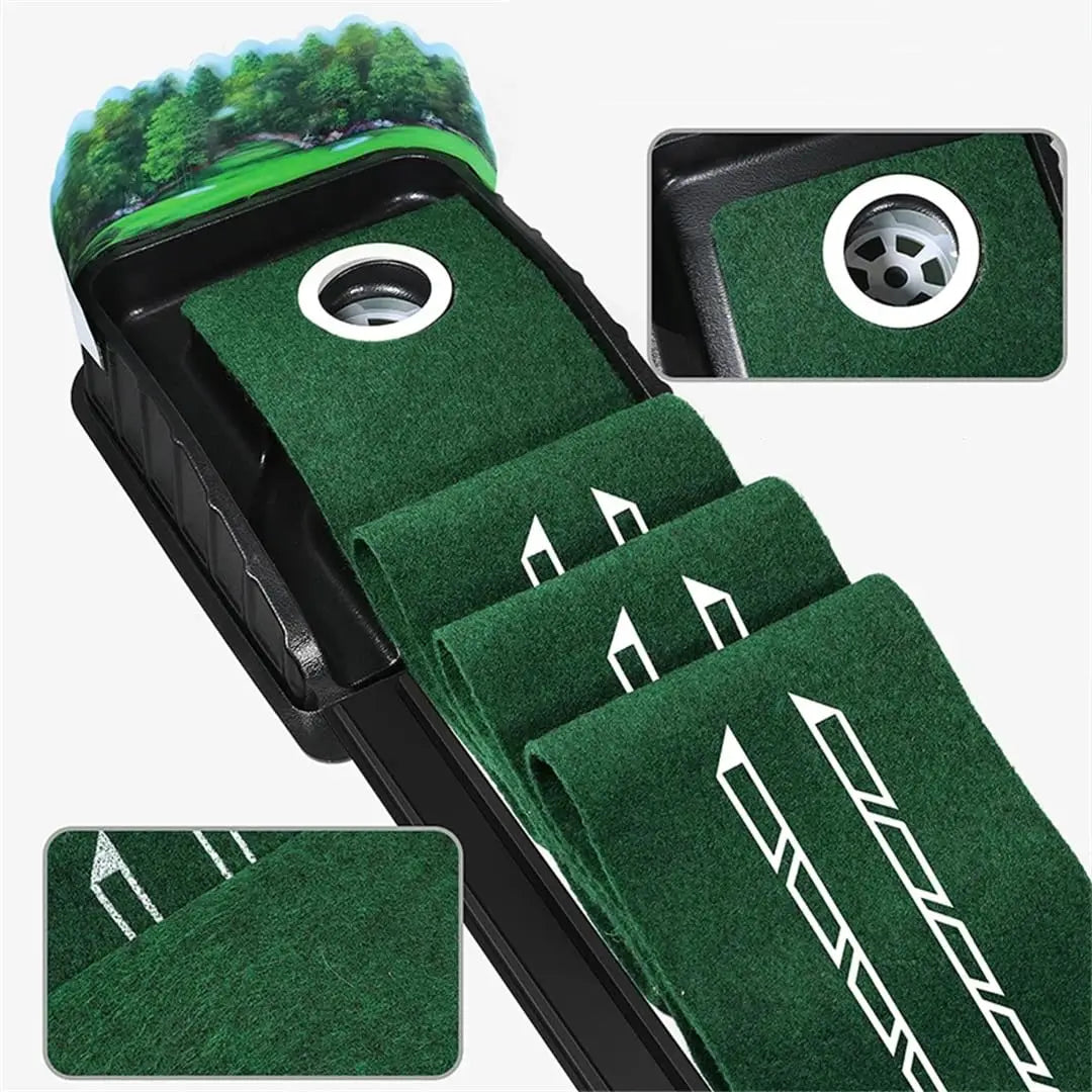 Automatic Golf Practice Ball Pad Auto Ball Return Recycling Trainer