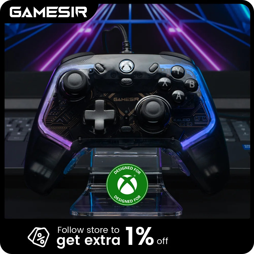 GameSir Kaleid Xbox Wired Gamepad With Hall Effect Joystick