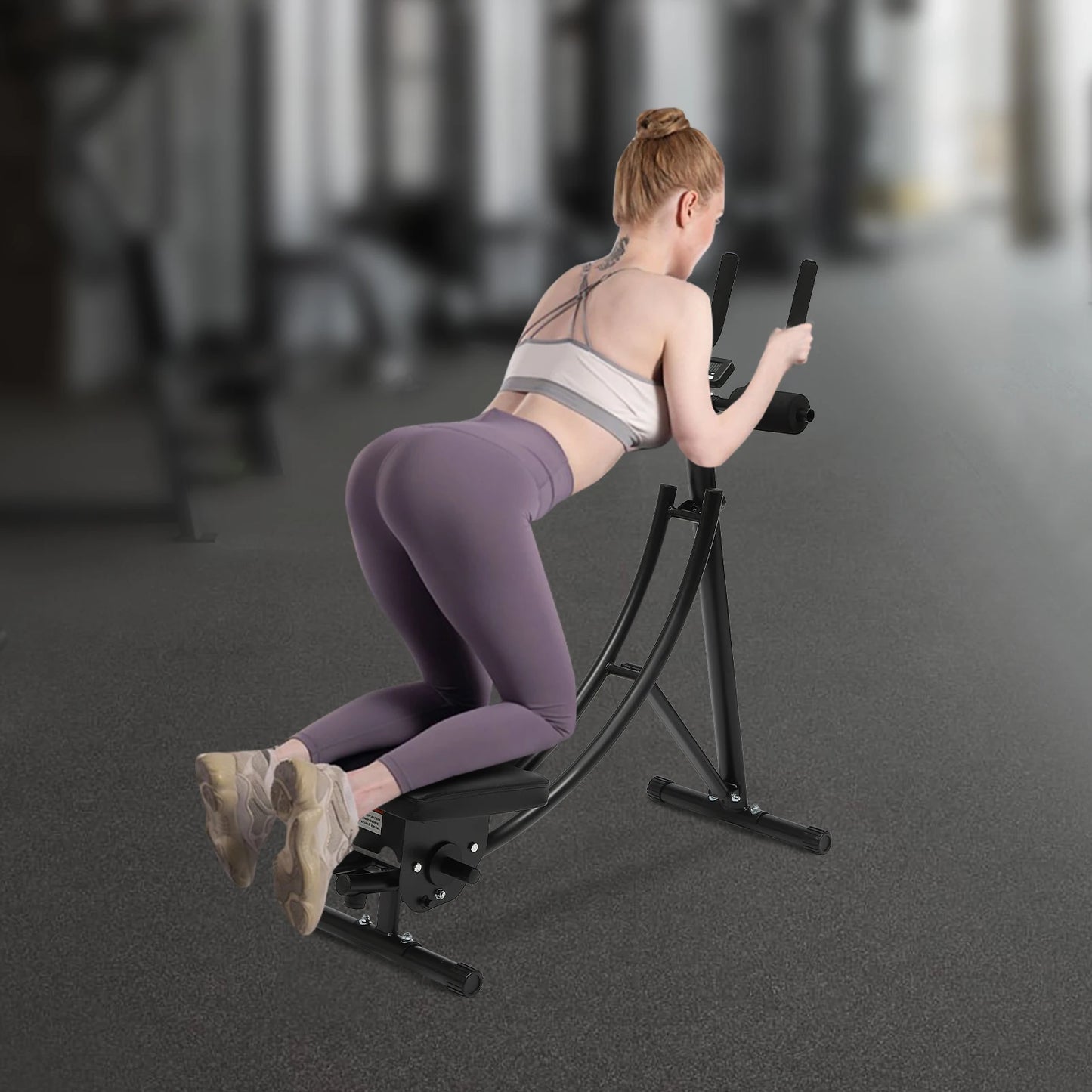 Foldable Core Ab Machine With Led Display And Curved Track