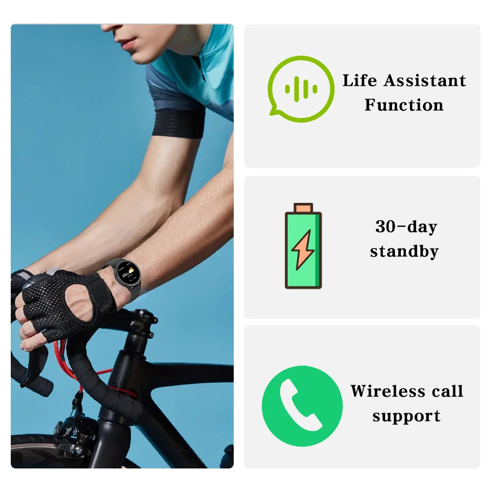Anyloop Womens Smartwatch Fitness Tracker Compatible With IPhone Android