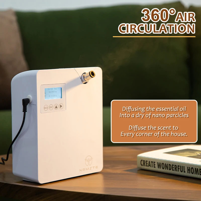 NAMSTE Aroma Diffuser Smart WiFi Bluetooth Control For Home And Office Quiet 7.5W Covers Up To 400m3