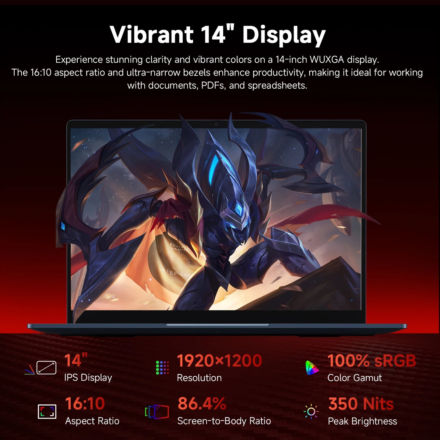 CHUWI Corebook Air Ryzen 6600H Windows 11 Pro IPS Laptop