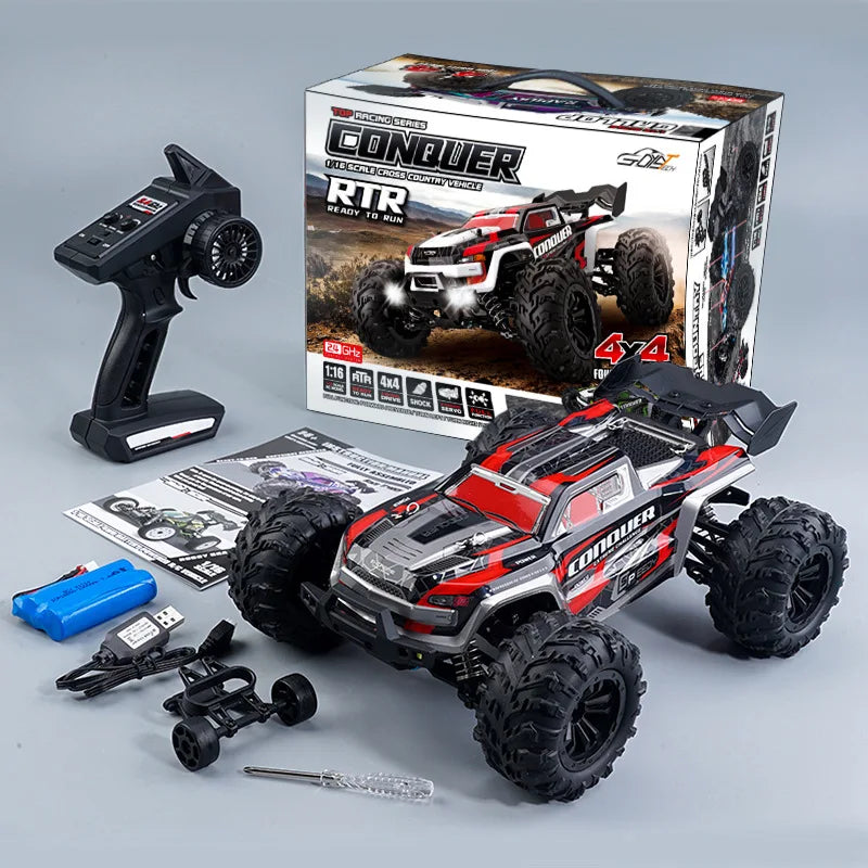 WLtoys 16106 1to16 50KMH 4WD RC Car With LED Remote