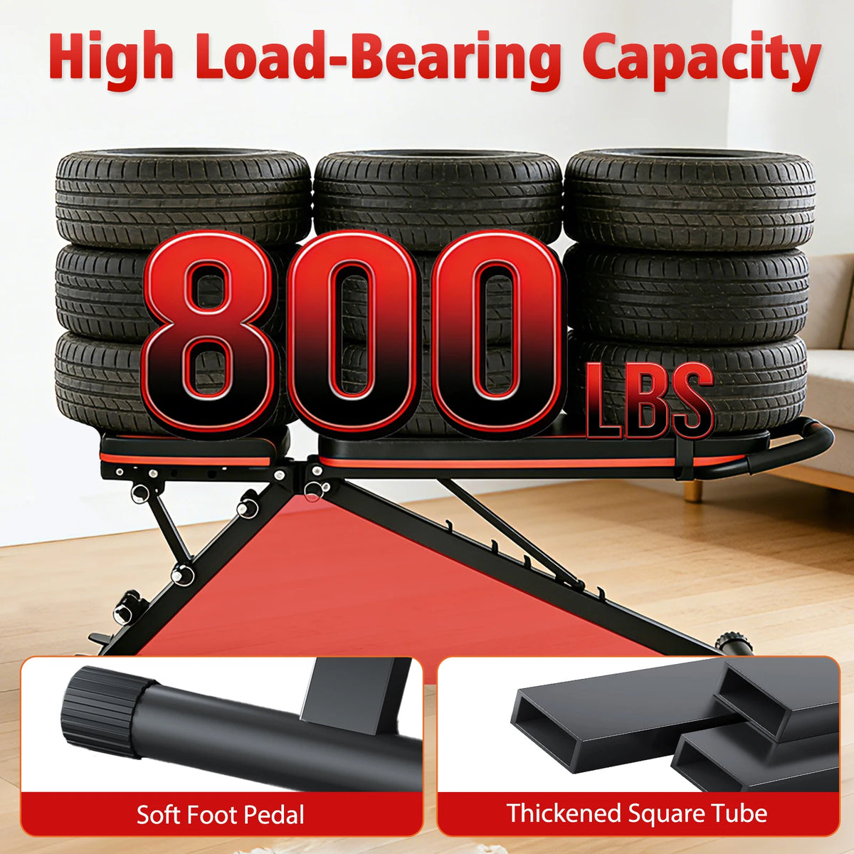 Foldable Adjustable Weight Bench for Full Body Strength Training