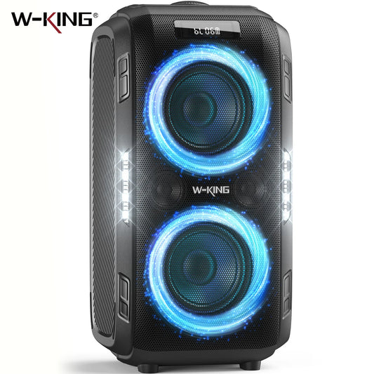 W-King 250W Peak Bluetooth Speaker Mega Bass Party Boombox